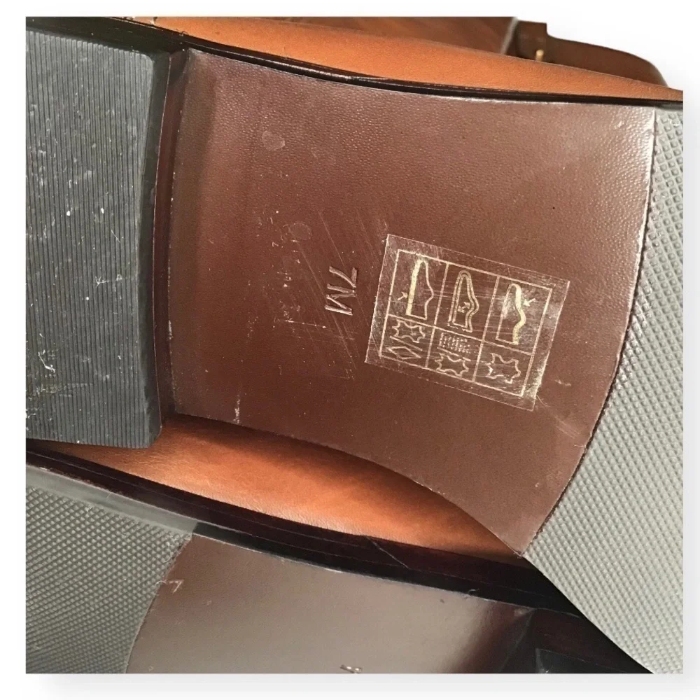 Tory Burch Colton Leather Riding Knee High Boots in Almond Size 7. - Picture 12 of 13